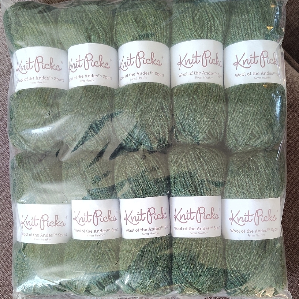 Knit Picks Green Yarn Set